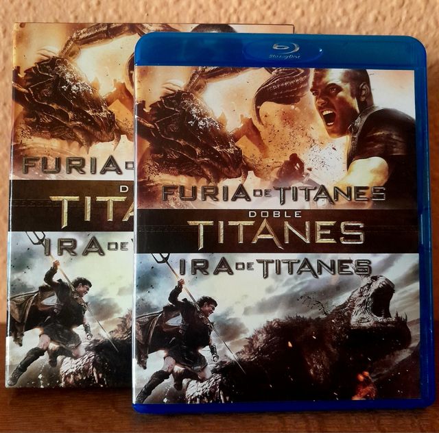 Ira de titanes Furia de titanes blu ray