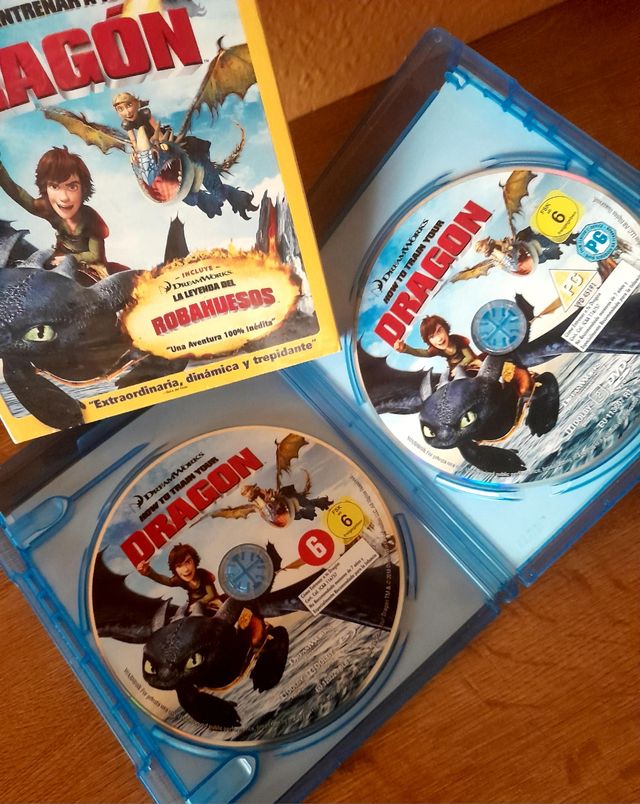Cómo entrenar a tu dragón blu ray dvd