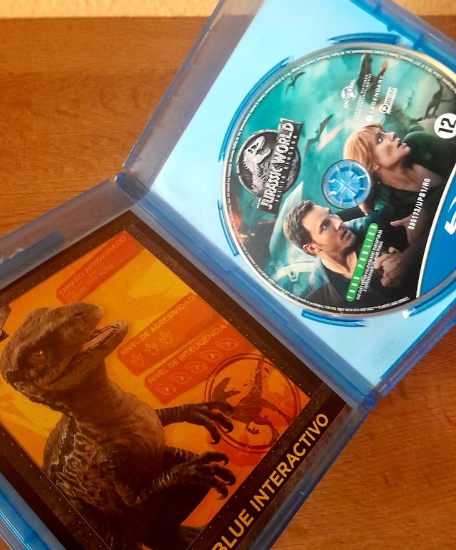 Jurassic world El reino caído blu ray