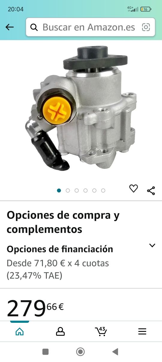 Bomba direcion asistida