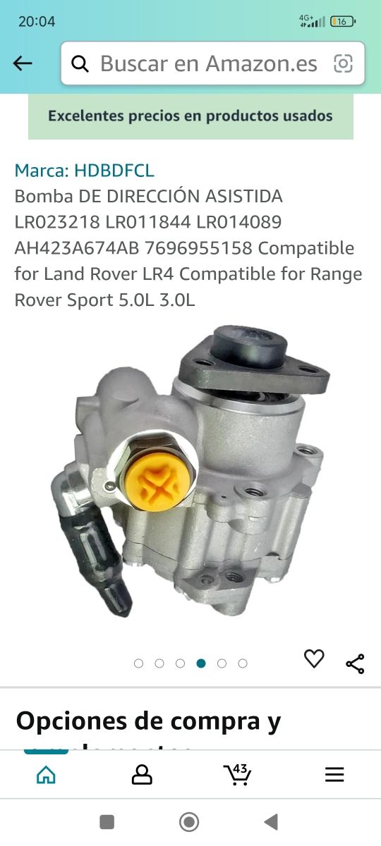 Bomba direcion asistida