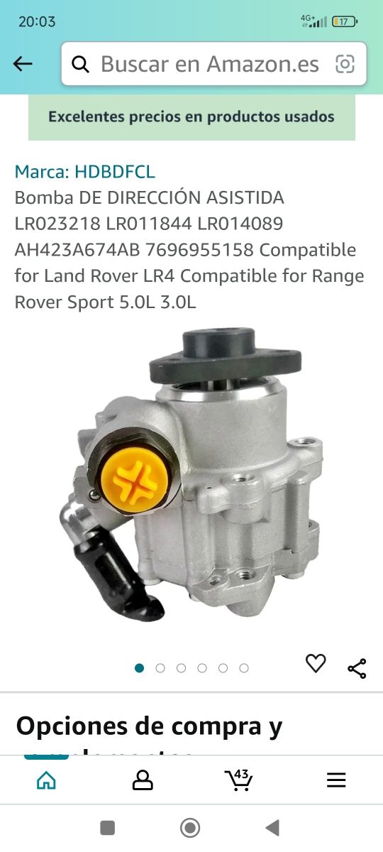 Bomba direcion asistida