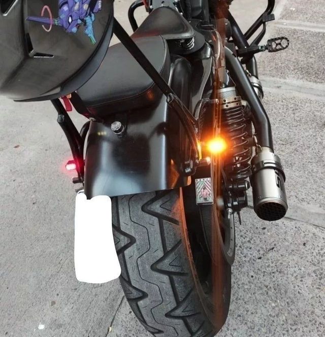 Intermitentes mini LED moto traseros 3 en 1