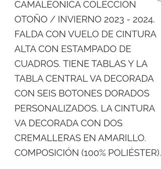 Falda Blair Escocesa Camaleónica