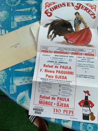 Cartel toros 1984