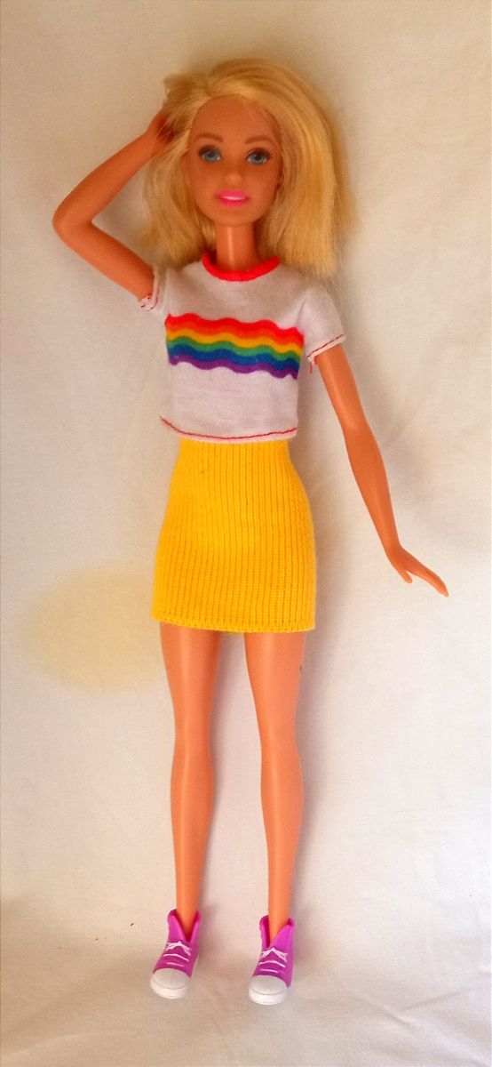 Barbie trendy veri capelli biondi corti