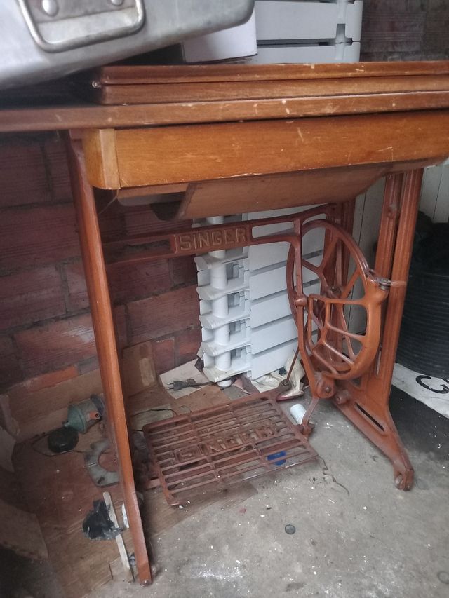 Máquina de coser completa todo original singer