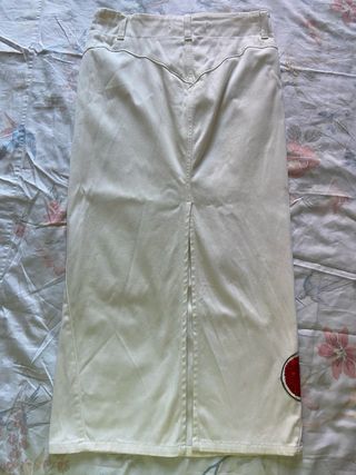 Vintage y2k denim maxi skirt Stephen Fairchild