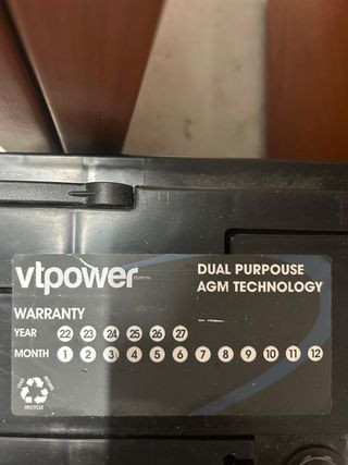 Batería AGM COMPACT - VTPOWER 100