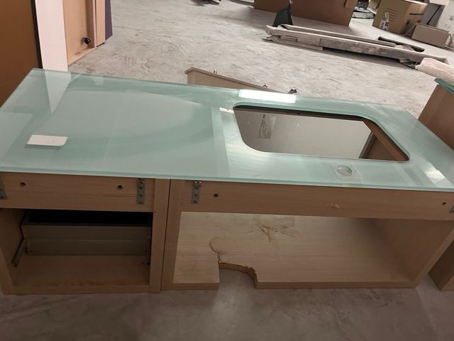 Mueble baño suspendido sin o con lavabo