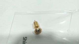 Pendiente Suelto Tennis Baño Oro 