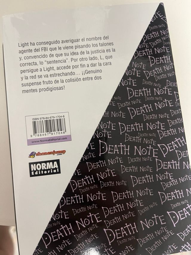 Comic manga death note volumen 2