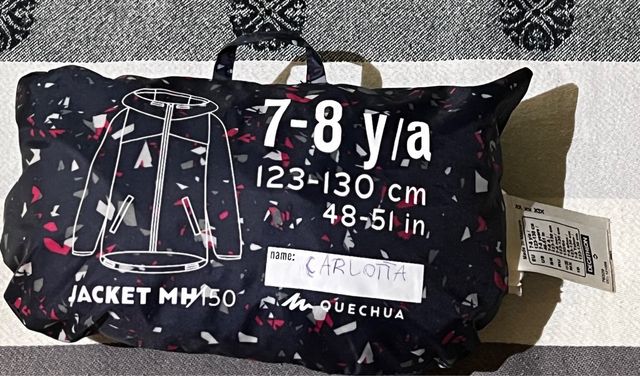 Giacca impermeabile Quechua bambina