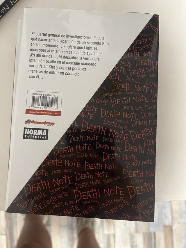 Comic manga Death Note volumen 4