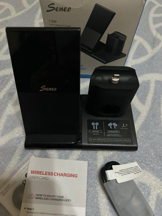 Cargador inalámbrico móvil / AirPods/  iPhone