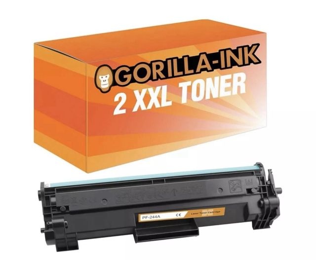 2 Toner XXL Gorilla-Ink per HP CF244A - Nero