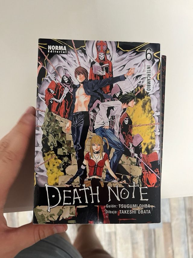 Comic manga Death Note volumen 6