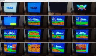 Consola Sega Mega Drive 2 + 2 mandos y accesorios