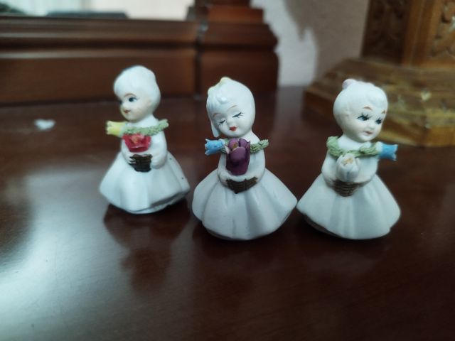 Muñecas antiguas pequeñas Lote