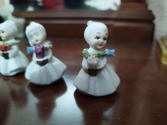 Muñecas antiguas pequeñas Lote