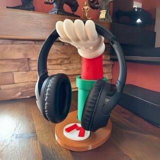 SOPORTE PARA CASCOS MANO SUPER MARIO V2