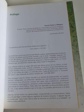 La Salud y la Soja. Instituto Tomás Pascual 2007