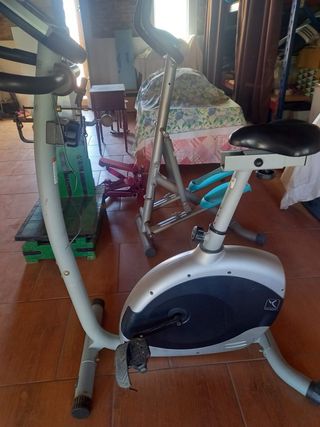 Bicicleta estatica y Maquina Step