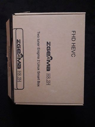 Decodificador satelite Zgemma H8.2H funciona perf.