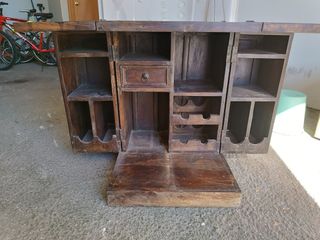Mueble de cocina de madera maciza india