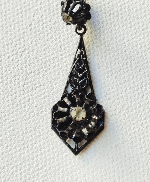 Pendientes Luto Góticos 1900