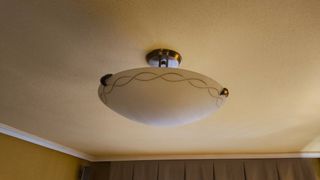 Lámpara de salón con plafón y luz LED