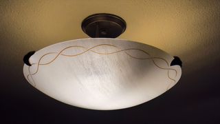 Lámpara de salón con plafón y luz LED