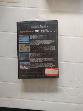 "Super Monaco" gioco per SEGA Mega Drive