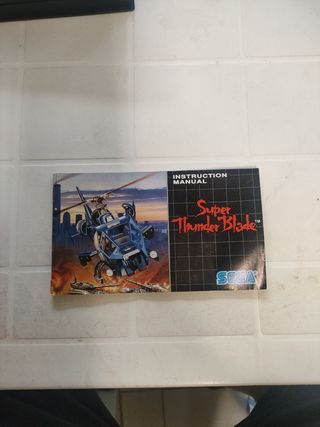 "Super Thunder Blade" gioco per SEGA Mega Drive