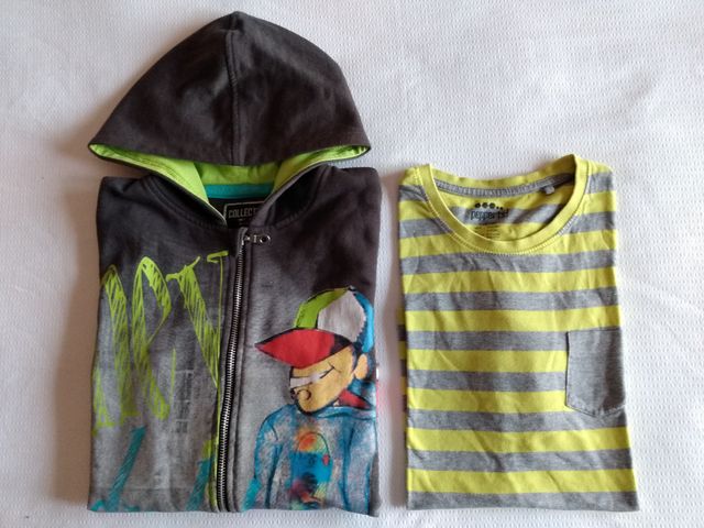 2 camisetas niño 6 - 8 y 8 - 10 años