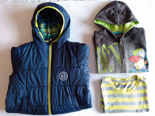 2 camisetas niño 6 - 8 y 8 - 10 años