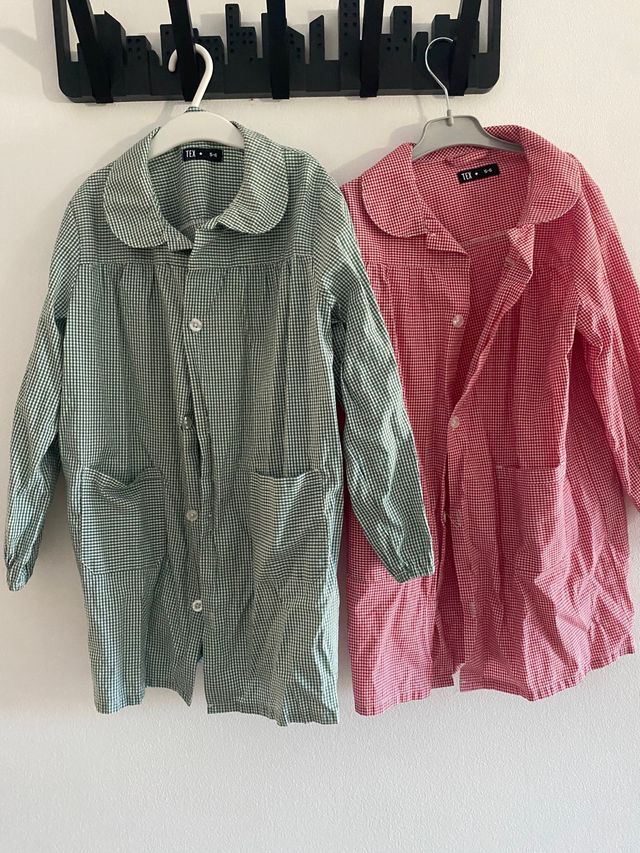 2 Babys escolar cuadros talla 5-6 años