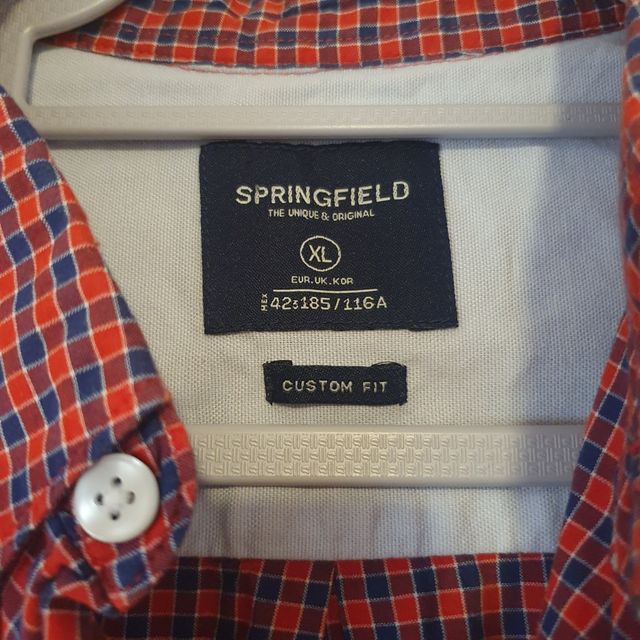 Camisa hombre cuadros