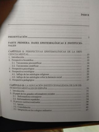 Deficiencia mental, psicología y educaci