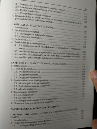 Deficiencia mental, psicología y educaci