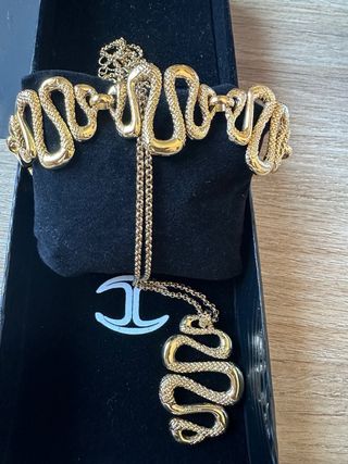 Colgante y pulsera Just Cavali dorado