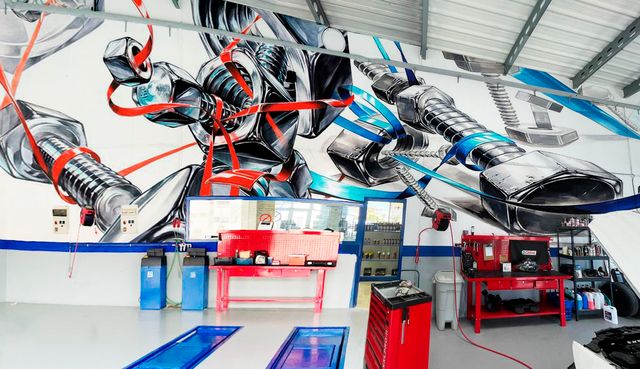 GRAFFITI pintor mural grafiti grafitero pintura