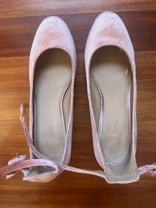 Zapatos de boda rosa palo