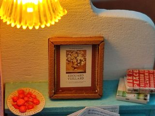 Casa miniatura muñecas música piano casita maqueta