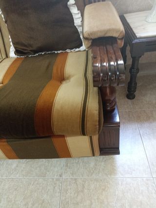 Divano e poltrone vintage marroni