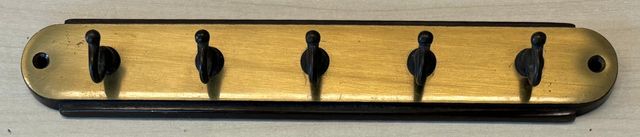 Portachiavi da parete con 5 gancetti per le chiavi