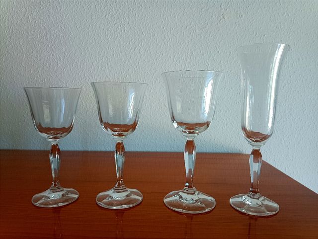 Copas de cristal