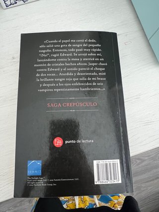 Libro Luna Nueva saga crepusculo