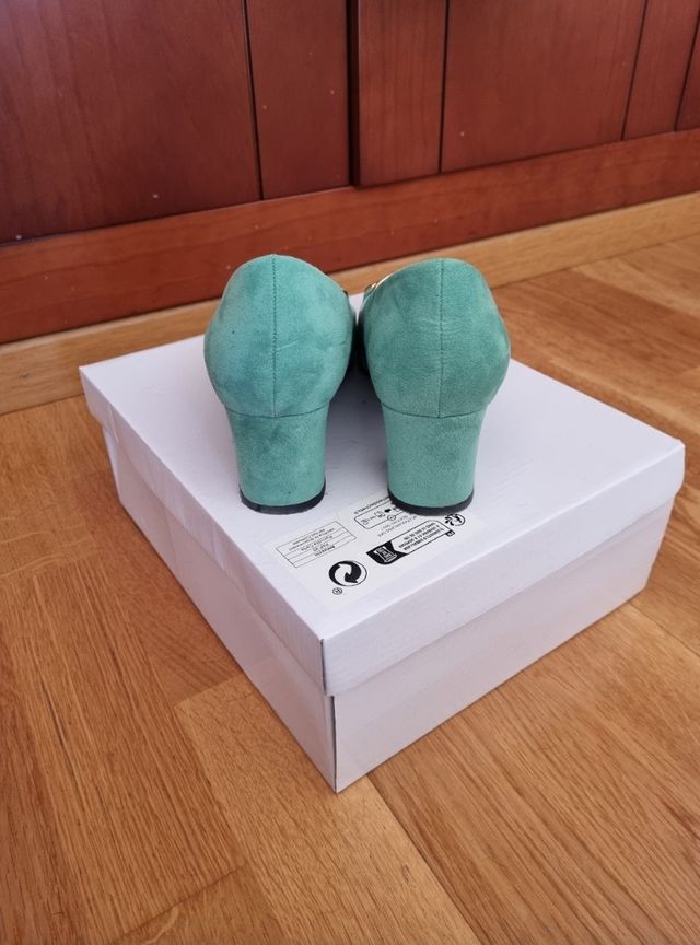 Zapatos verdes Marco Tozzi