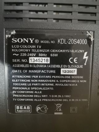 Se Vende Fuente de poder Sony